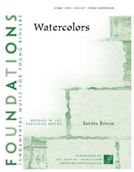 Watercolors Handbell sheet music cover Thumbnail